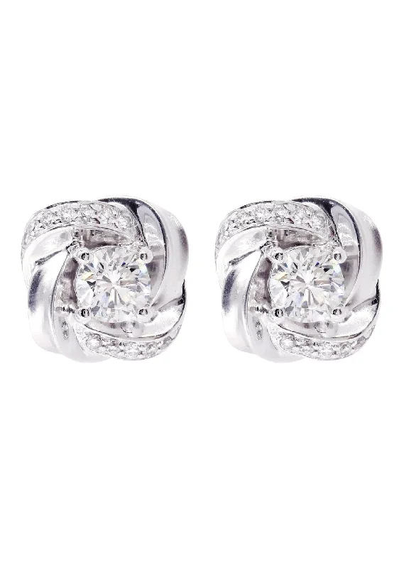 Bestselling Jewelry At Special Promotional Rates Diamond Stud Earrings For Men | 14K White Gold | 0.73 Carats Bestselling Jewelry At Special Promotional Rates Diamond Stud Earrings For Men | 14K White Gold | 0.73 Carats