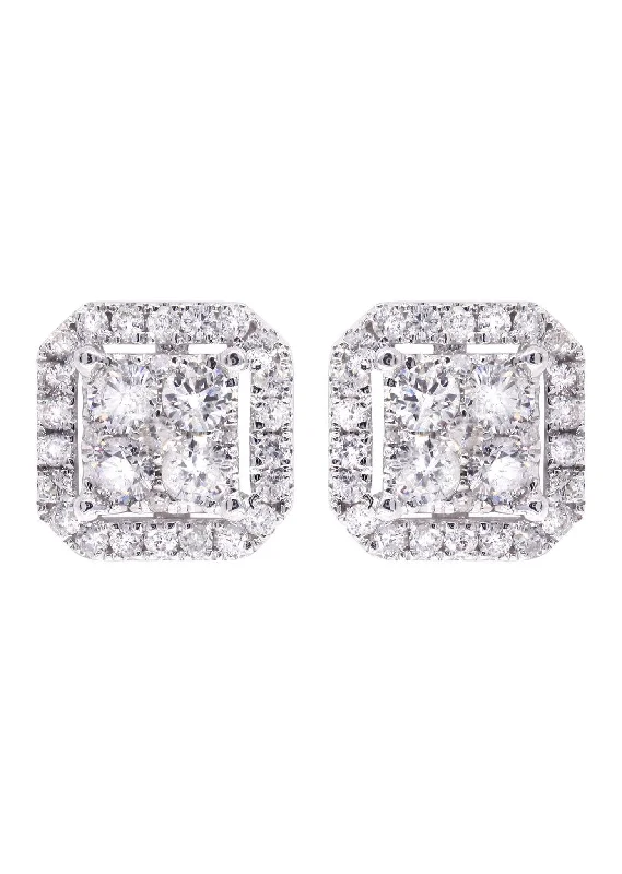 Trending Jewelry Styles Now At Limited-Time Discounts Diamond Stud Earrings For Men | 14K White Gold | 0.86 Carats Trending Jewelry Styles Now At Limited-Time Discounts Diamond Stud Earrings For Men | 14K White Gold | 0.86 Carats