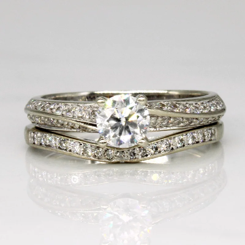Jewelry Deals That Sparkle – Shop Today Diamond Wedding Ring Set | 0.82ctw | SZ 6.25 | Jewelry Deals That Sparkle – Shop Today Diamond Wedding Ring Set | 0.82ctw | SZ 6.25 |