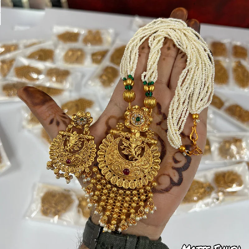 Unmissable Discounts On Timeless Jewelry Pieces Diksha Collection Gold Plated Pota Stone Long Necklace Set