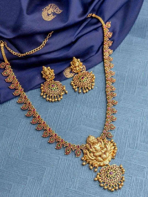 Premium Jewelry, Premium Discounts – Act Fast Divine Antique Lakshmi Haram