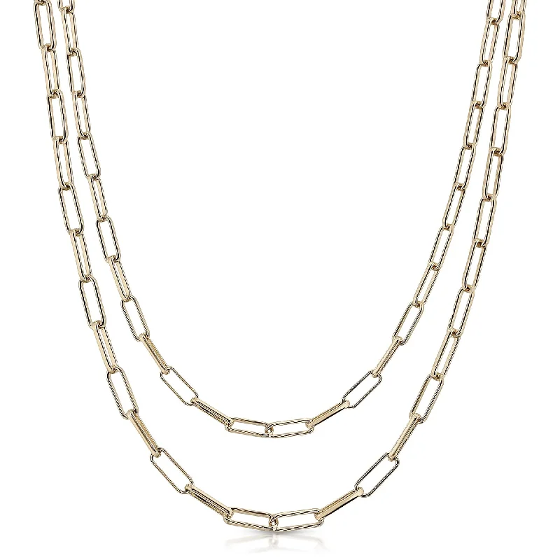 Once-A-Year Jewelry Sale – Grab Your Favorites Now Double Elongated Link Mask Chain Once-A-Year Jewelry Sale – Grab Your Favorites Now Double Elongated Link Mask Chain