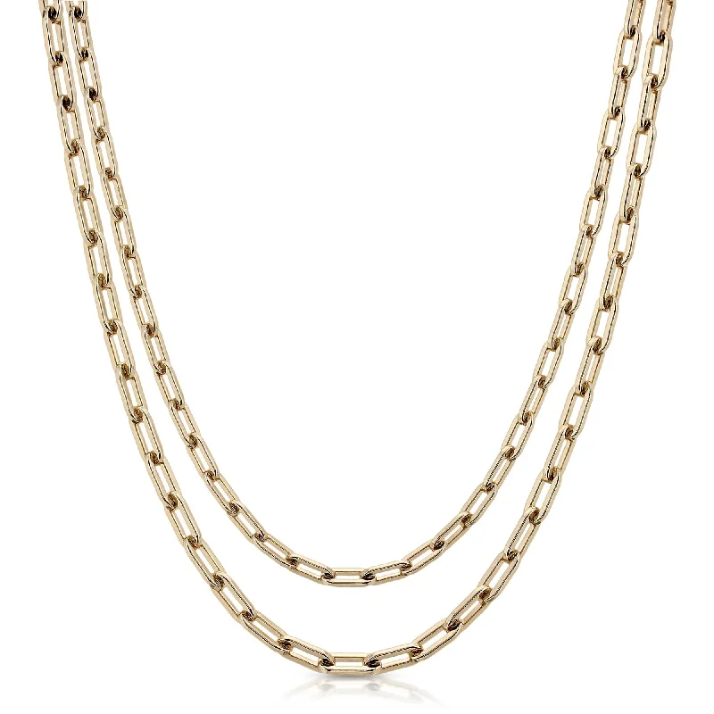 Accessorize For Less – Luxury Jewelry At Affordable Prices Double Medium Link Chain Necklace Accessorize For Less – Luxury Jewelry At Affordable Prices Double Medium Link Chain Necklace