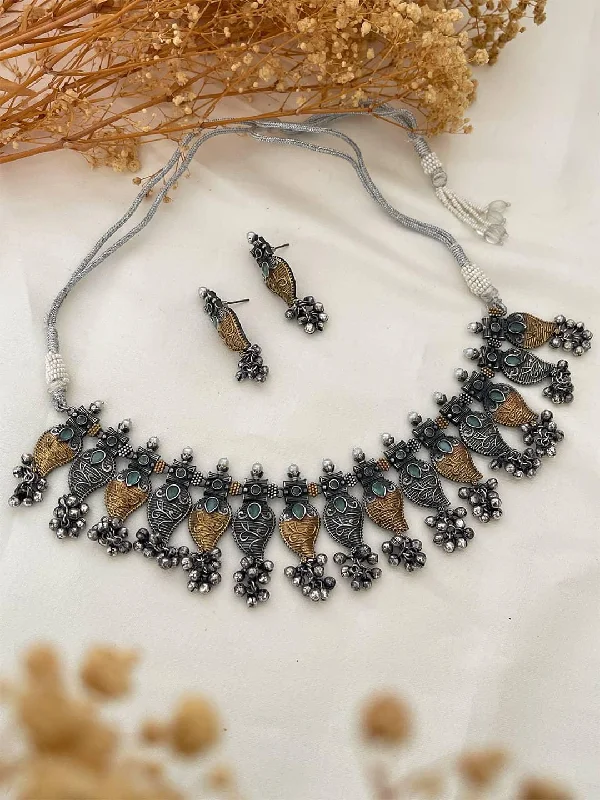 The Biggest Jewelry Sale Of The Year Is Here Dual Tone Rajwadi Necklace Set