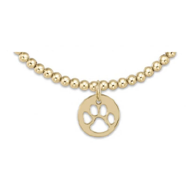Fashion-Forward Jewelry At Exclusive Discounts enewton 7.25" extends - Classic Gold 3mm Bead Bracelet - Paw Print Gold Disc Fashion-Forward Jewelry At Exclusive Discounts enewton 7.25" extends - Classic Gold 3mm Bead Bracelet - Paw Print Gold Disc