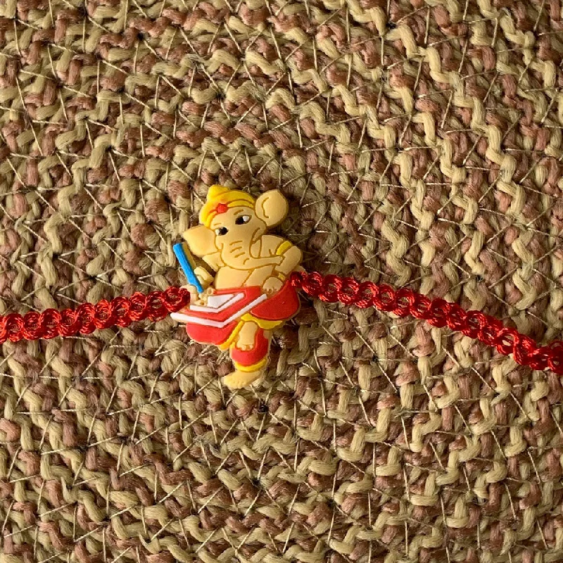 Shop High-Quality Jewelry At Jaw-Dropping Discounts Etnico Fancy Cartoon Character Bal Ganesha Rakhi Bracelets for Boys & Kids (R030)