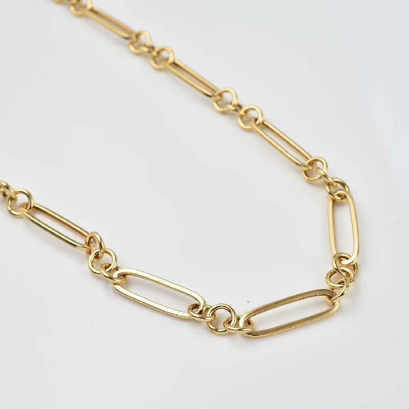 Shop Stylish Jewelry Now And Save Big Figaro Chain Necklace in 9K Gold