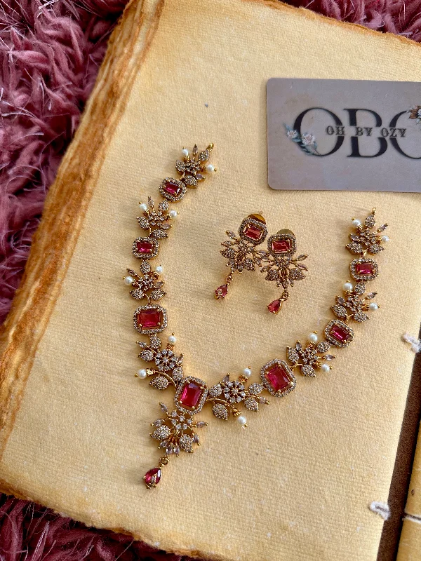 Best Jewelry Sale – Shop Exclusive Designs Now Freya AD Necklace