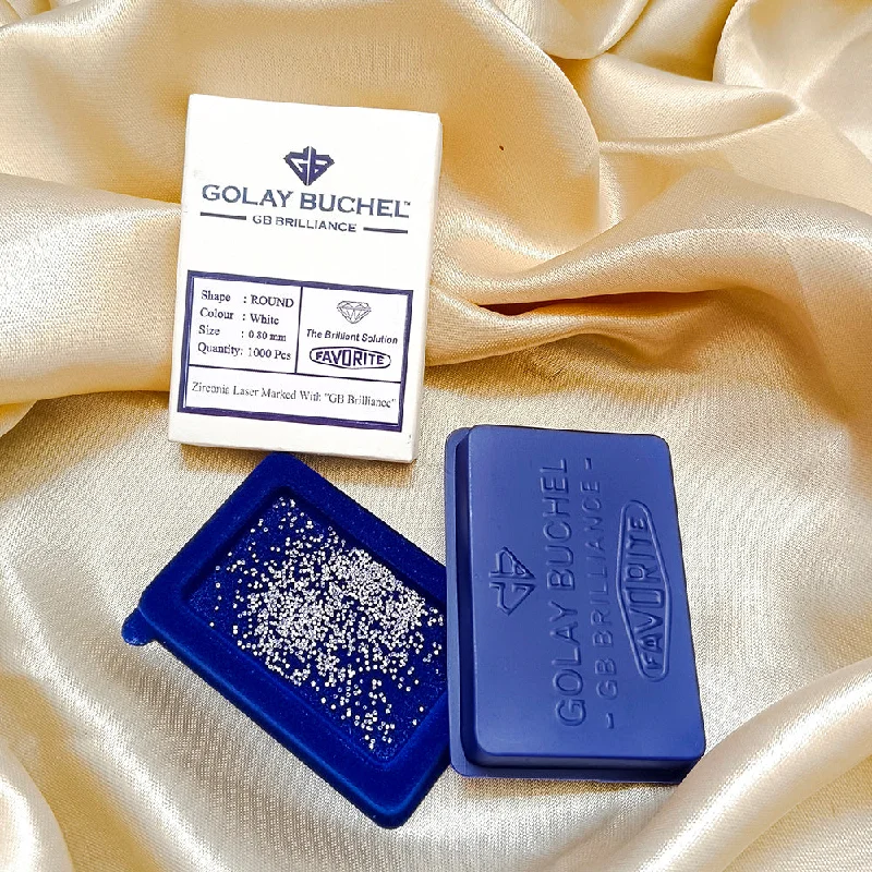 Final Call – Shop Exquisite Jewelry Before It's Gone Golay Buchel Round Shape Cubic Zirconia Stone (0.80 mm) Final Call – Shop Exquisite Jewelry Before It's Gone Golay Buchel Round Shape Cubic Zirconia Stone (0.80 mm)