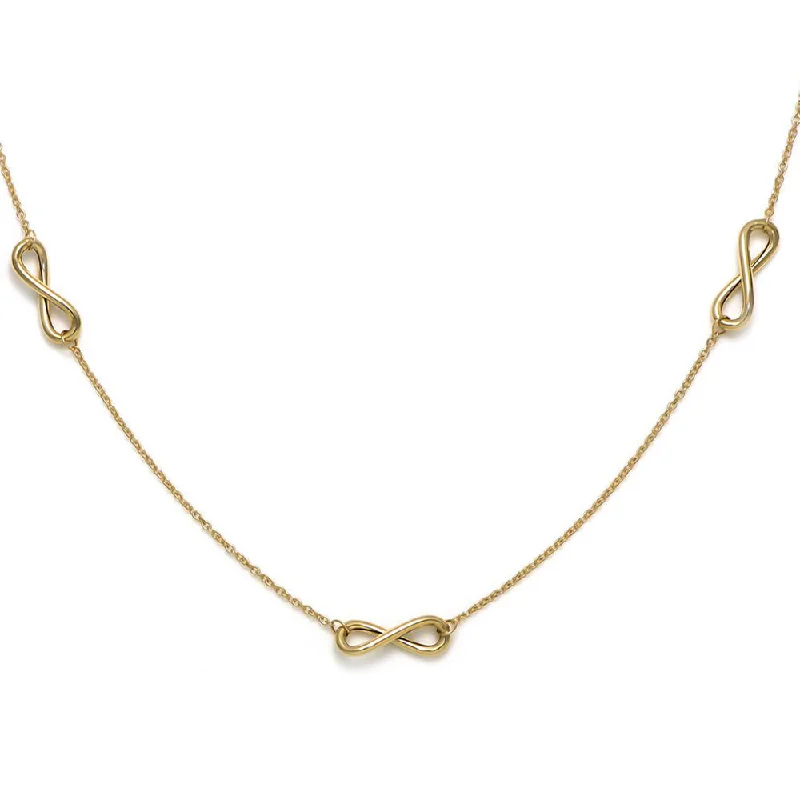Big Discounts On Elegant Jewelry Collections Gold Infinity Station Necklace +Sweet Bow Ribbon Ring Big Discounts On Elegant Jewelry Collections Gold Infinity Station Necklace +Sweet Bow Ribbon Ring