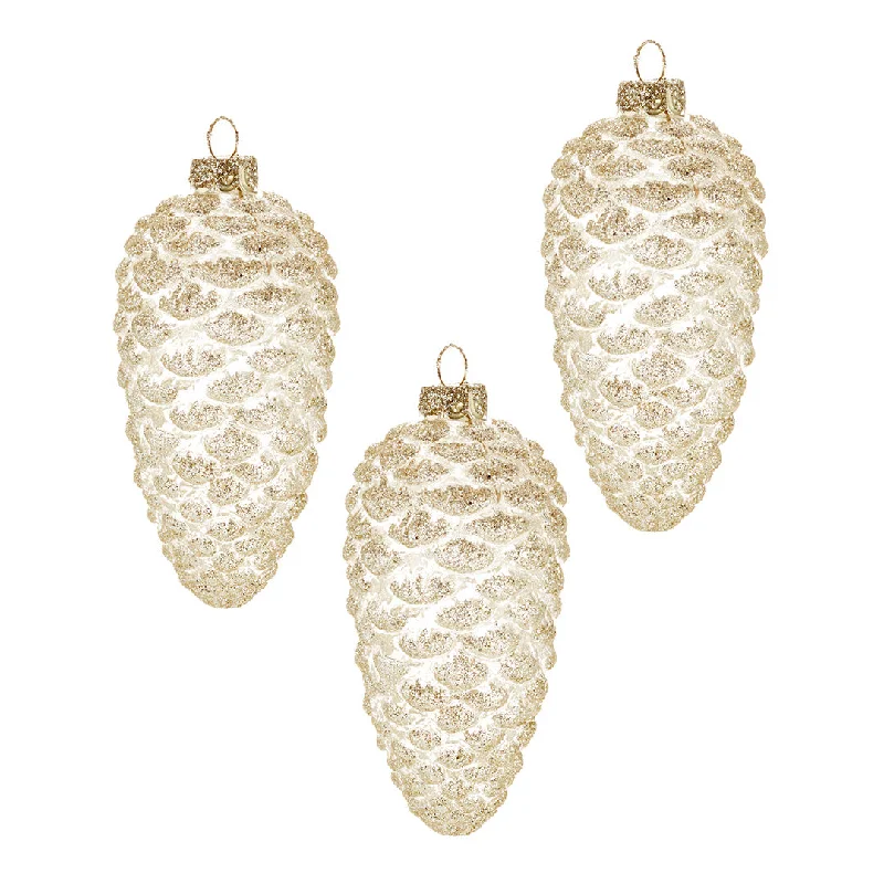 Grab Your Dream Jewelry At The Lowest Prices Pinecone Ornaments, Set of 3