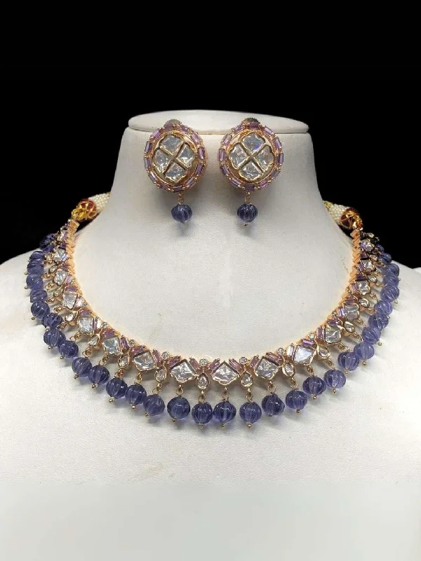Elegant Designs, Unbeatable Discounts – Shop Jewelry Now Gold Plated Kundan Polki Beaded Meenakari Choker Necklace Set Elegant Designs, Unbeatable Discounts – Shop Jewelry Now Gold Plated Kundan Polki Beaded Meenakari Choker Necklace Set