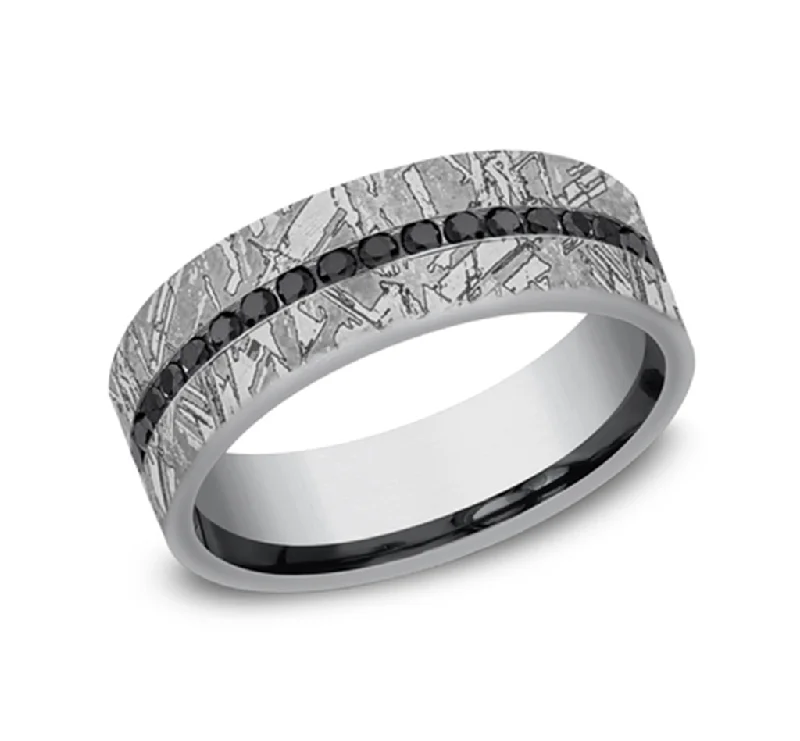 Special Deals On Handcrafted And Designer Jewelry Gray Tantalum 7mm Comfort Fit Black Diamonds Wedding Band Special Deals On Handcrafted And Designer Jewelry Gray Tantalum 7mm Comfort Fit Black Diamonds Wedding Band