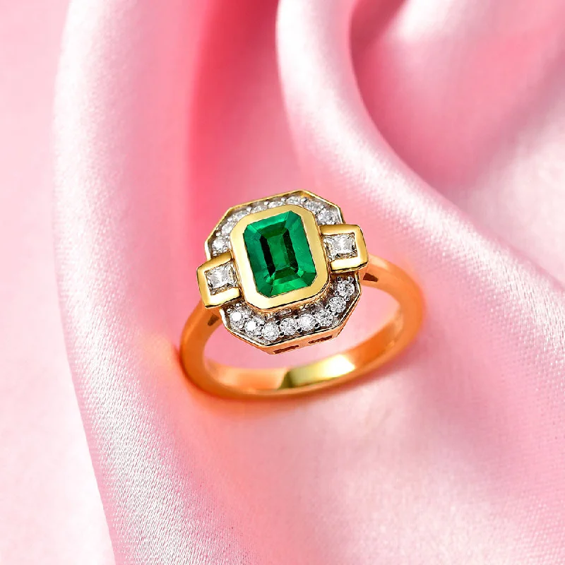 Best-Selling Jewelry Styles Now At Exclusive Discounts Grecian Octagon Emerald Halo Ring + Grecian Hammered Huggie Hoops Best-Selling Jewelry Styles Now At Exclusive Discounts Grecian Octagon Emerald Halo Ring + Grecian Hammered Huggie Hoops