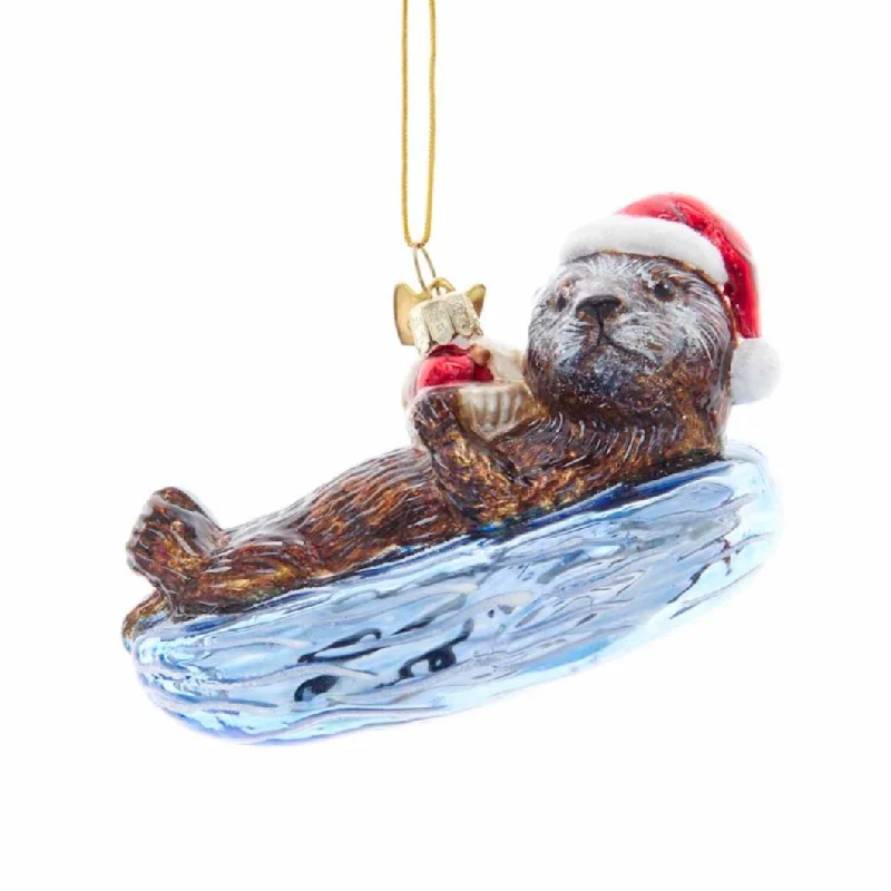 Personalized Jewelry At Special Discount Rates Holiday Sea Otter Ornament