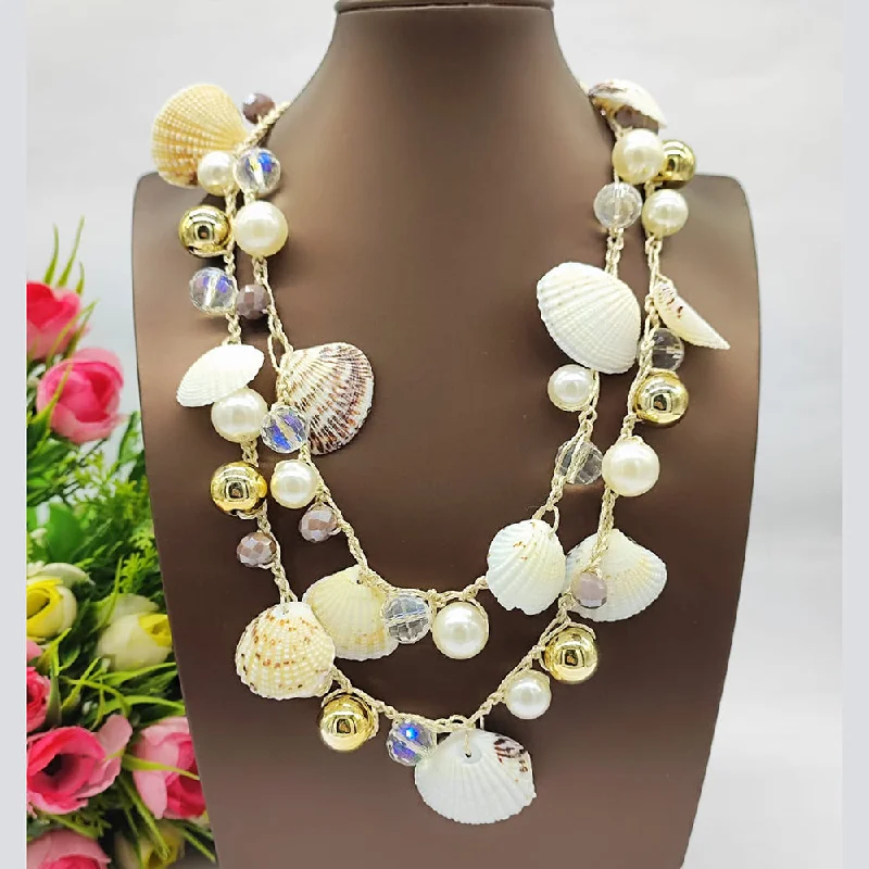 Special Offers On Handcrafted And Designer Jewelry JCM Gold Plated Designer Pearls Long Necklace Special Offers On Handcrafted And Designer Jewelry JCM Gold Plated Designer Pearls Long Necklace