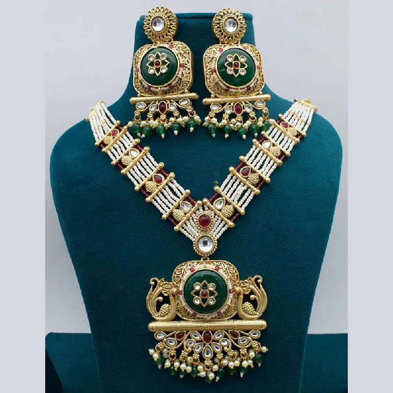 Luxury Jewelry Sale – Elegant Styles At Unbeatable Prices JCM Gold Plated Kundan Stone And Pearls Necklace Set Luxury Jewelry Sale – Elegant Styles At Unbeatable Prices JCM Gold Plated Kundan Stone And Pearls Necklace Set