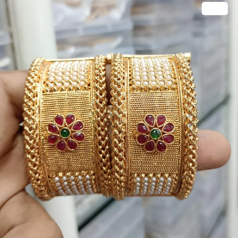 Shop Dazzling Jewelry With Special Promotional Discounts JCM Gold Plated Pota Stone Openable Kada Shop Dazzling Jewelry With Special Promotional Discounts JCM Gold Plated Pota Stone Openable Kada