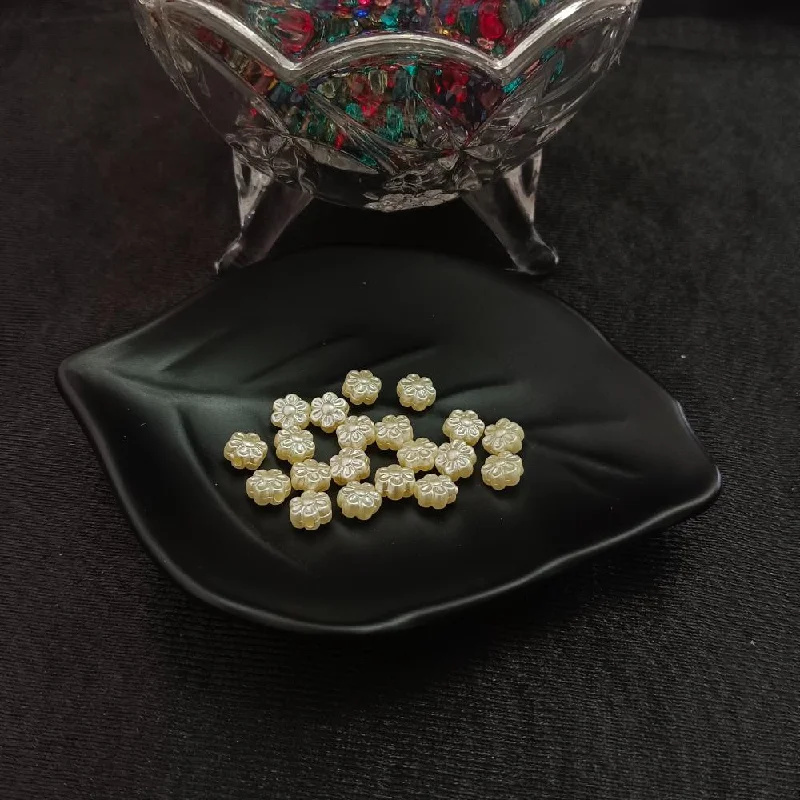 Sparkle More For Less – Jewelry Sale Happening Now Kriaa Off White Floral Pastable For Jewellery DIY Sparkle More For Less – Jewelry Sale Happening Now Kriaa Off White Floral Pastable For Jewellery DIY