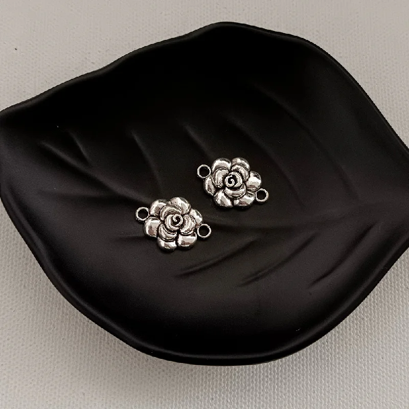 Shop Fine Jewelry With Exclusive Savings Kriaa Silver Oxidised Rose Petal Blossom Jewelry Decoration Charms Pendants DIY for Necklace Bracelet Jewelry Making and Crafting Shop Fine Jewelry With Exclusive Savings Kriaa Silver Oxidised Rose Petal Blossom Jewelry Decoration Charms Pendants DIY for Necklace Bracelet Jewelry Making and Crafting