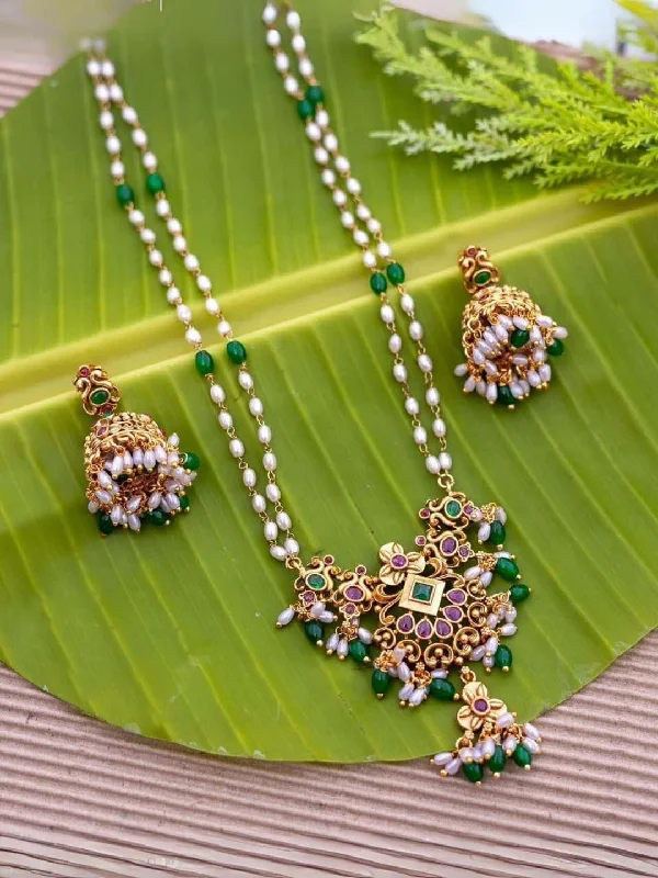 Your Perfect Accessory At The Perfect Price Kundan Jadau Pearl Haram