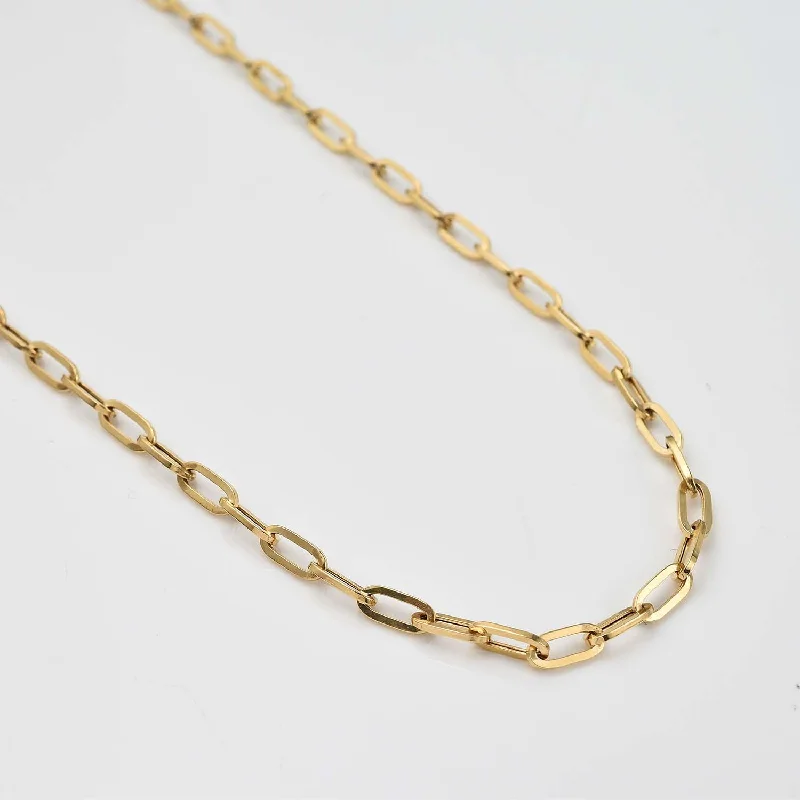 Seasonal Jewelry Deals – Elevate Your Style Large Paperclip Chain Necklace in 9K Gold + Paperlink Long Drop Earrings Seasonal Jewelry Deals – Elevate Your Style Large Paperclip Chain Necklace in 9K Gold + Paperlink Long Drop Earrings