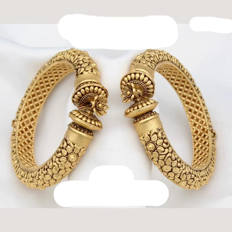 Limited-Stock Jewelry Sale – Once It's Gone, It's Gone Manisha Gold Plated Copper Openable Kada Limited-Stock Jewelry Sale – Once It's Gone, It's Gone Manisha Gold Plated Copper Openable Kada