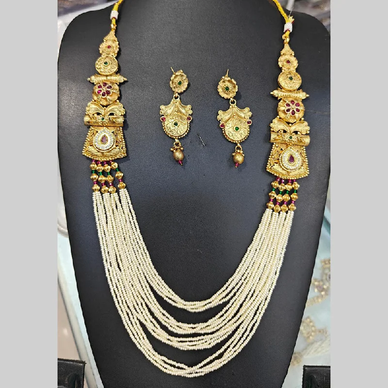 Exclusive Jewelry Markdowns – Limited-Time Offer Manisha Jewellery Gold Plated Pota Stone And Pearls Long Necklace Set Exclusive Jewelry Markdowns – Limited-Time Offer Manisha Jewellery Gold Plated Pota Stone And Pearls Long Necklace Set
