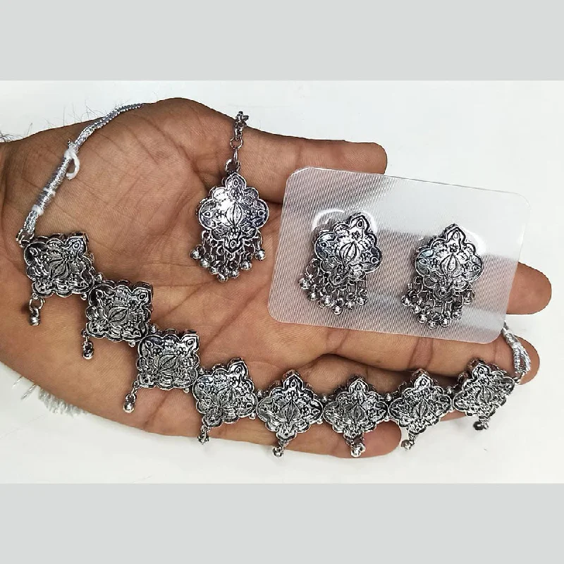 The Perfect Jewelry Piece At The Perfect Discount Manisha Jewellery Oxidised Necklace Set The Perfect Jewelry Piece At The Perfect Discount Manisha Jewellery Oxidised Necklace Set