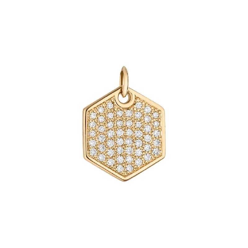 Premium Jewelry At Promotional Prices – Shine Today Sunray 18K Gold Pendant w. Lab-Grown Diamonds