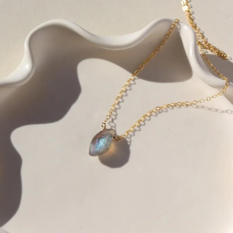 Personalized Engraved Jewelry For Meaningful Gifts Marquise Necklace