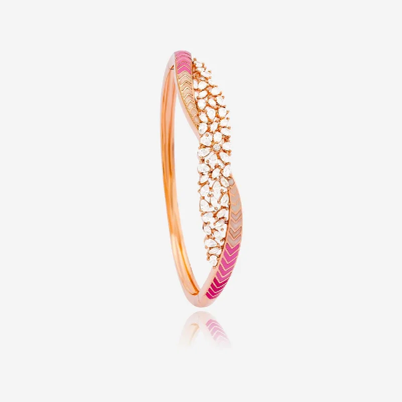 Flash Jewelry Sale – Get Stunning Pieces At Low Prices Meenakari Zircon Kada 169686