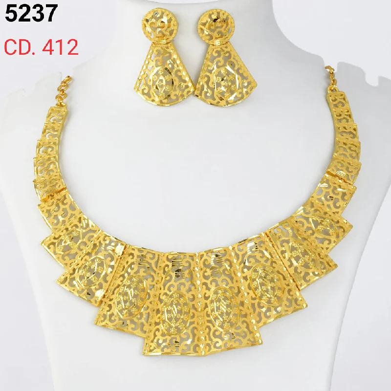 Accessorize For Less – Luxury Jewelry At Affordable Prices MR Jewellery Forming Gold Plated Necklace Set