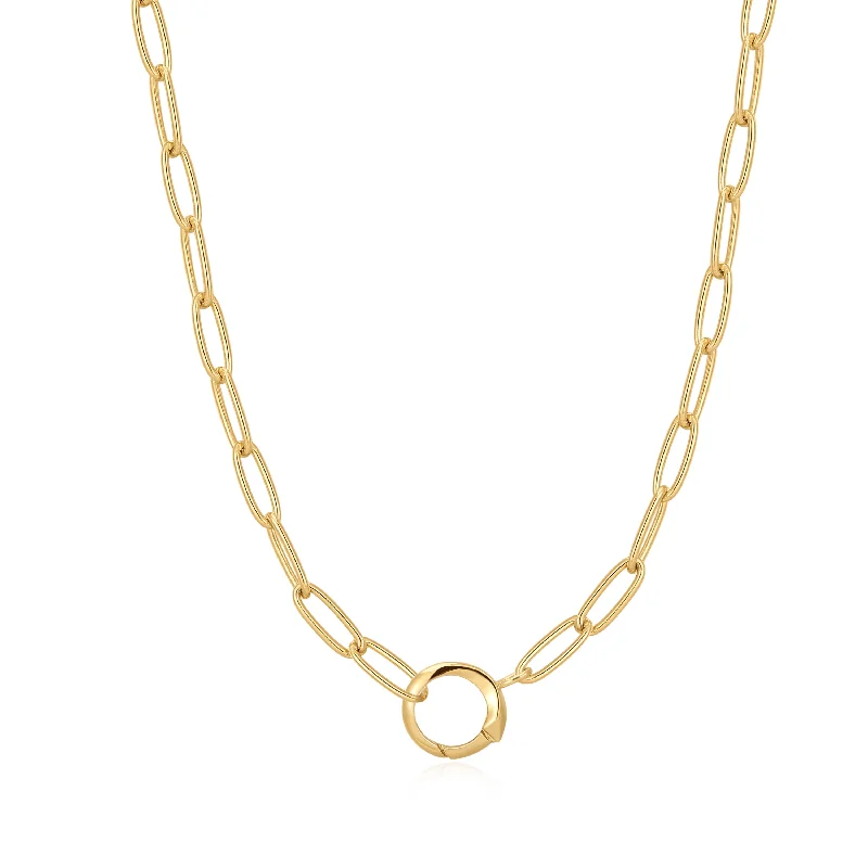 Premium Jewelry, Premium Discounts – Act Fast Gold Link Charm Chain Connector Necklace Premium Jewelry, Premium Discounts – Act Fast Gold Link Charm Chain Connector Necklace