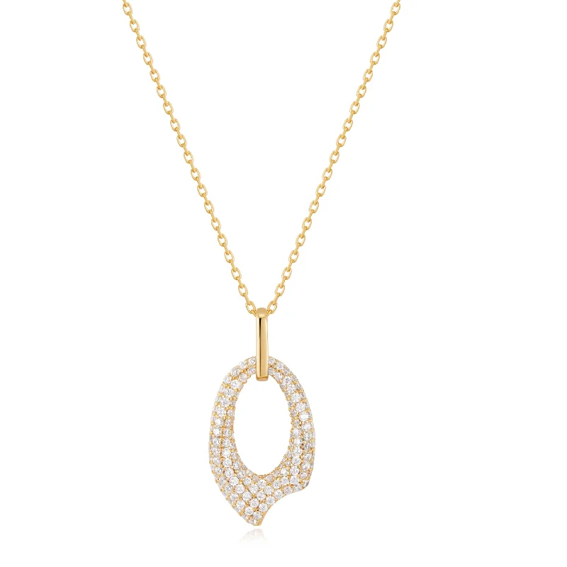 Get The Sparkle You Love At Prices You Adore Gold Pavé Arrow Pendant Necklace