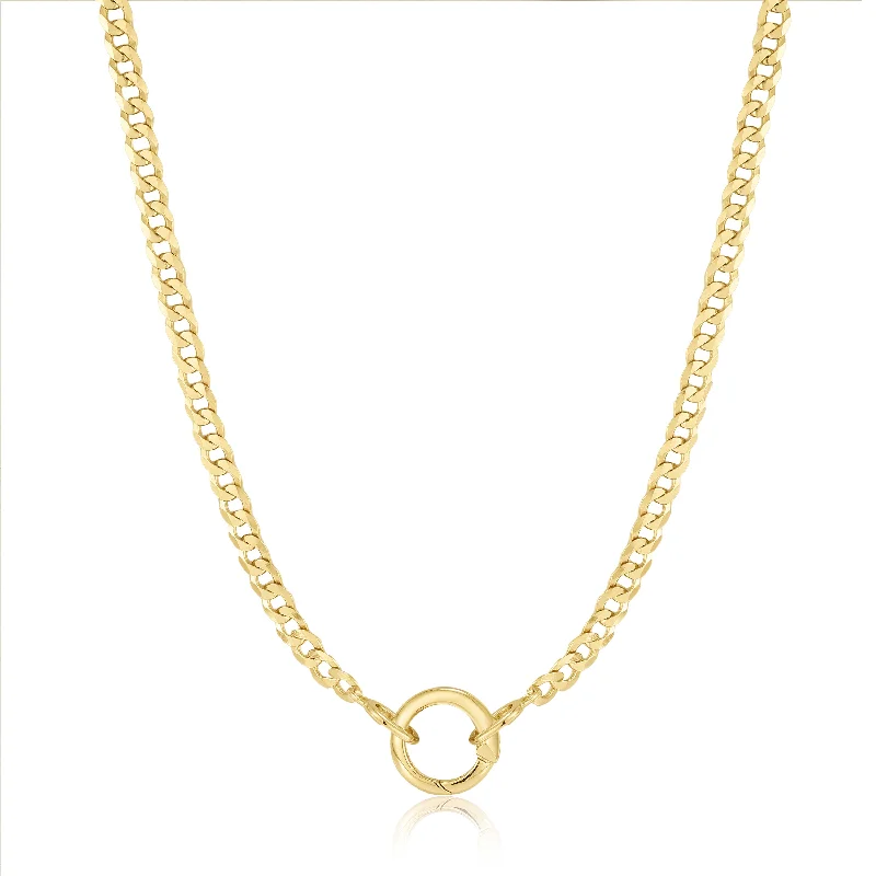 Affordable Elegance – Premium Jewelry At Special Prices Gold Curb Chain Charm Connector Necklace Affordable Elegance – Premium Jewelry At Special Prices Gold Curb Chain Charm Connector Necklace
