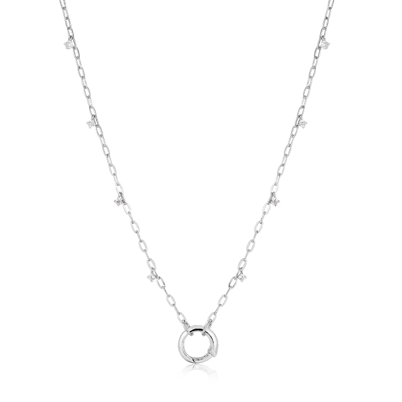 Elevate Your Jewelry Collection With Limited-Time Savings Silver Shimmer Chain Charm Connector Necklace Elevate Your Jewelry Collection With Limited-Time Savings Silver Shimmer Chain Charm Connector Necklace