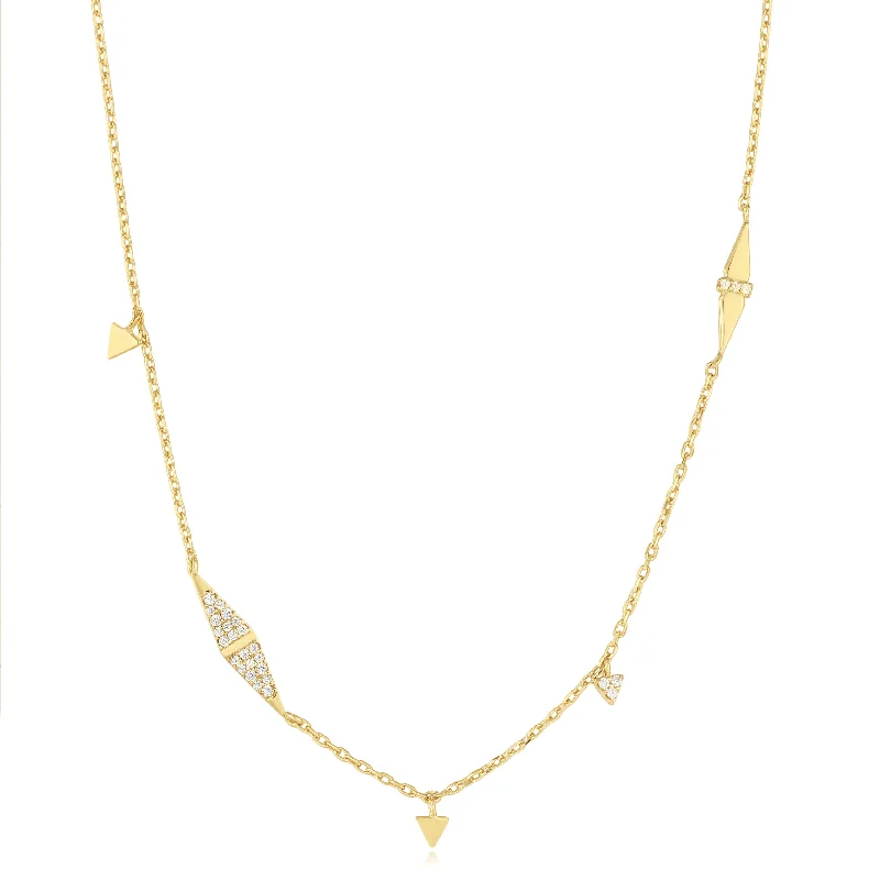Beautiful Jewelry, Breathtaking Discounts – Hurry In Gold Geometric Sparkle Chain Necklace Beautiful Jewelry, Breathtaking Discounts – Hurry In Gold Geometric Sparkle Chain Necklace