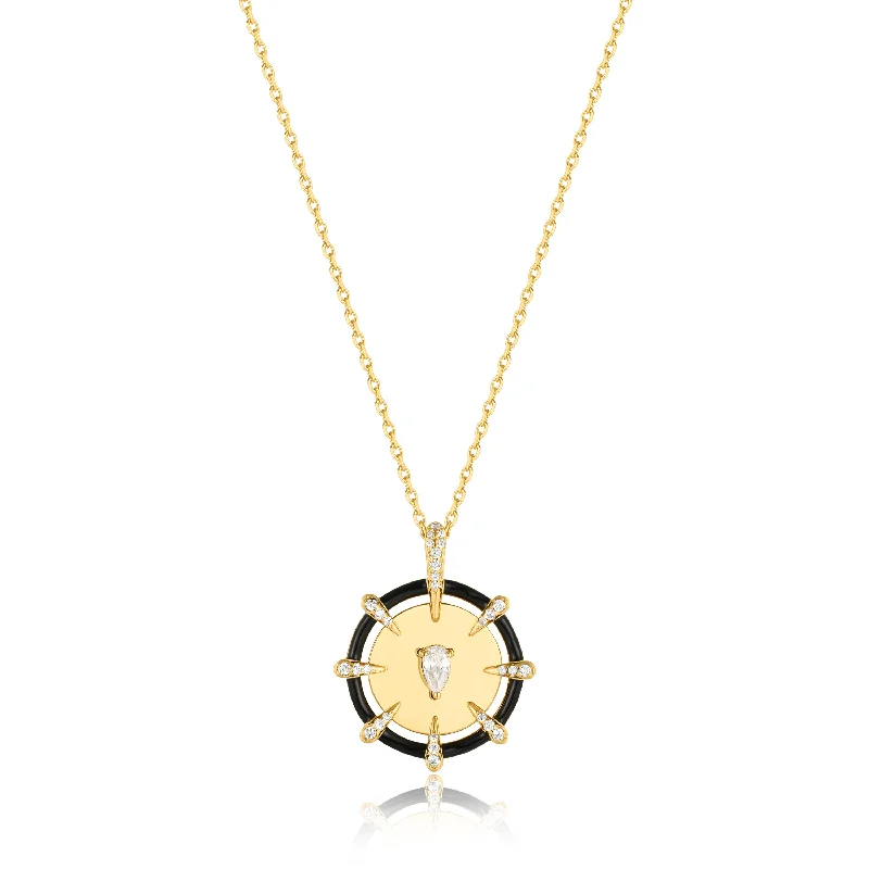 Dazzling Deals On Necklaces, Bracelets, And More Gold Sparkle Point Medallion Necklace Dazzling Deals On Necklaces, Bracelets, And More Gold Sparkle Point Medallion Necklace