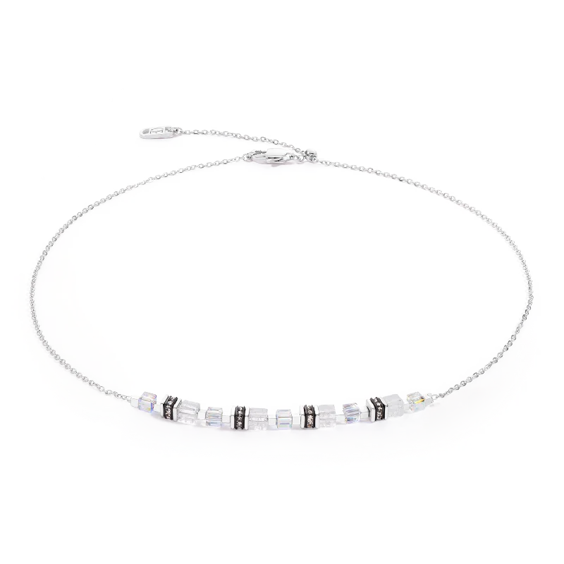 Seasonal Jewelry Sale – Upgrade Your Collection Necklace Mini Cubes & Chain silver-white Seasonal Jewelry Sale – Upgrade Your Collection Necklace Mini Cubes & Chain silver-white