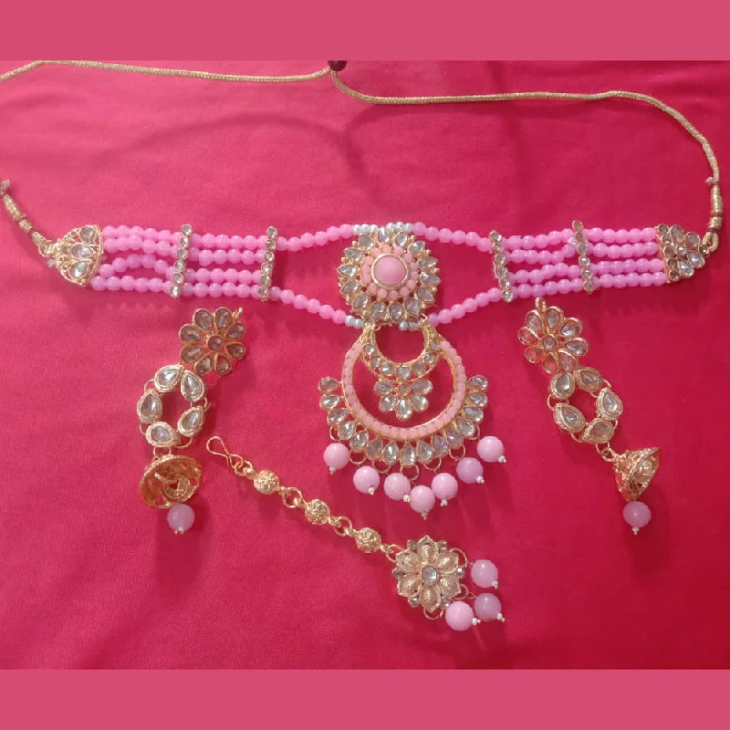 Unlock Unbeatable Jewelry Deals Before They’Re Gone Neetu Art Gold Plated Crystal Stone Necklace Set Unlock Unbeatable Jewelry Deals Before They’Re Gone Neetu Art Gold Plated Crystal Stone Necklace Set