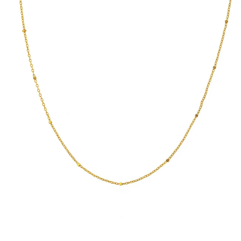 Luxury Jewelry Clearance – Shop Premium Styles Now Saturn chain 18K Gold Necklace