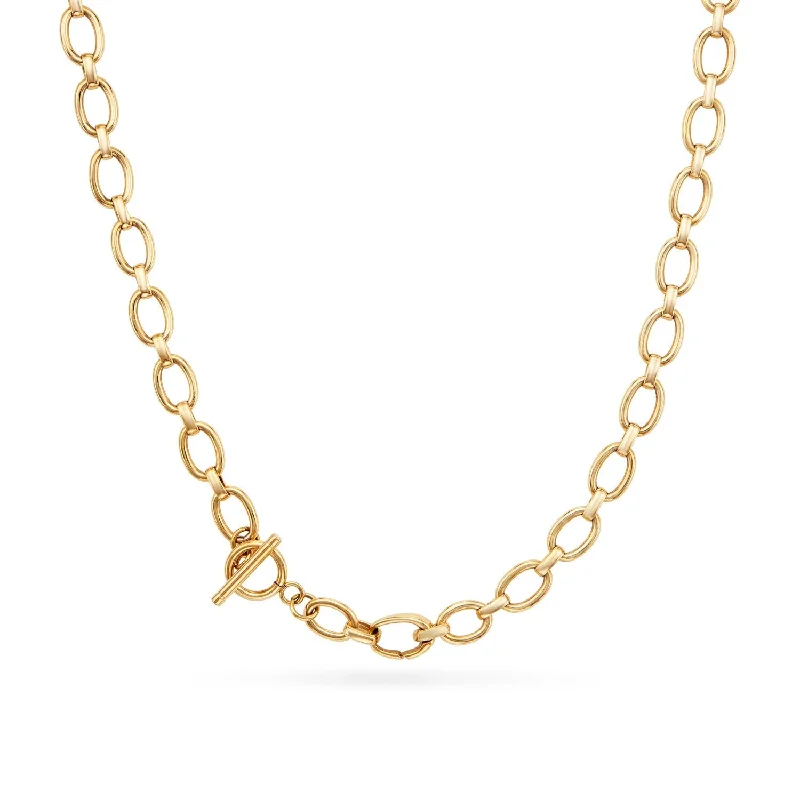 Once-A-Year Jewelry Deals – Shop Before They’Re Gone Oval Link Chain Necklace (Gold) Once-A-Year Jewelry Deals – Shop Before They’Re Gone Oval Link Chain Necklace (Gold)