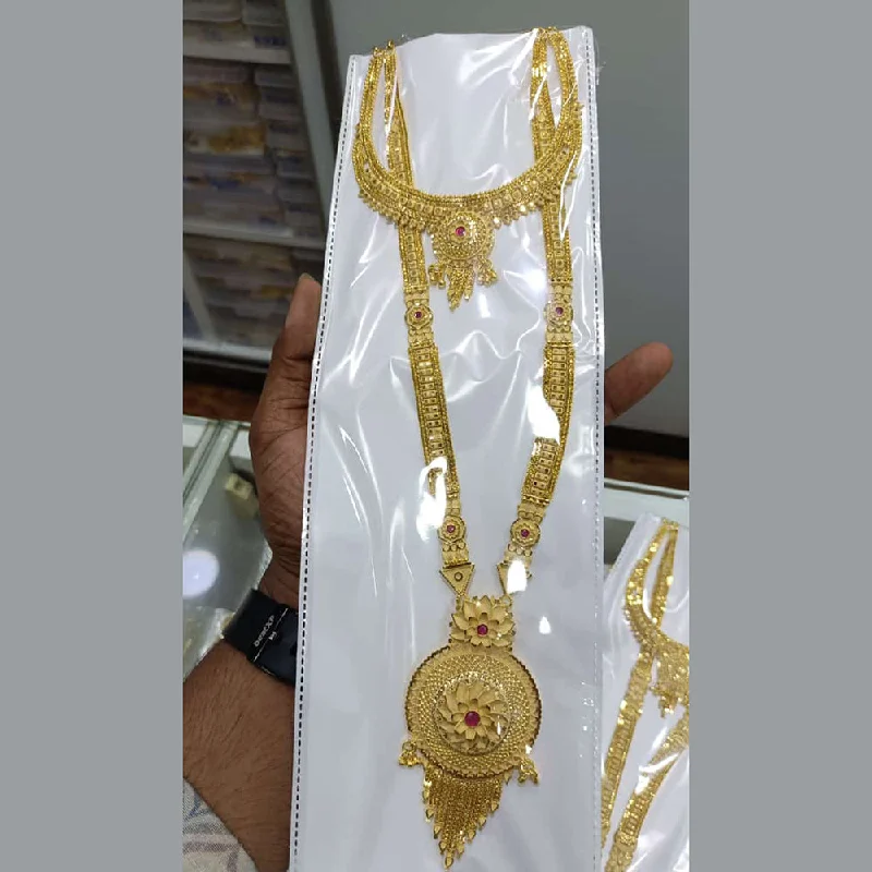 Chic, Trendy, And Affordable Jewelry Sale Pari Art Jewellery Forming Long And Short Necklace Set