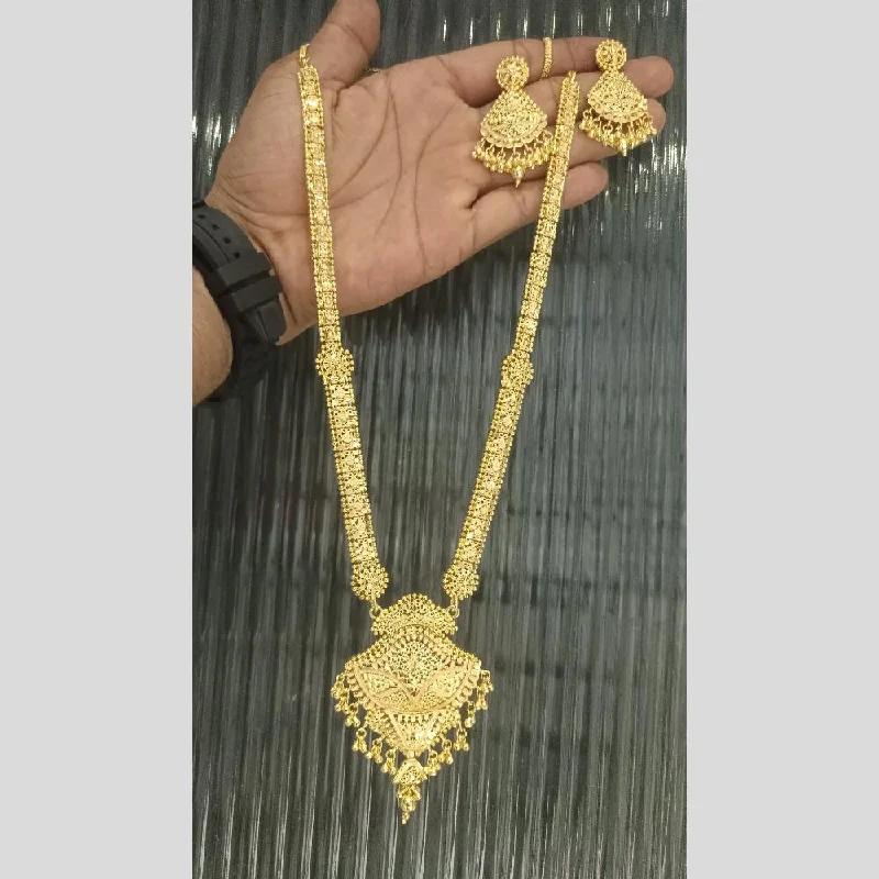 Luxury Handcrafted Jewelry For Elegant Looks Pari Art Jewellery Forming Long Necklace Set