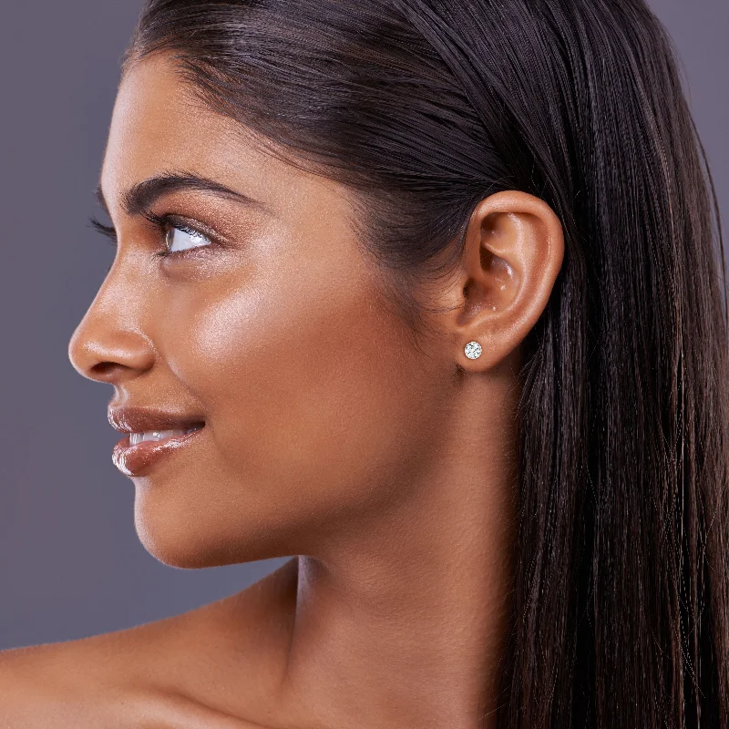 Upgrade Your Collection With Our Limited-Time Jewelry Sale Platinum Bezel Set Round Brilliant Diamond Stud Earrings (0.32 Ct. T.w., Si1-si2 Clarity, J-k Color)