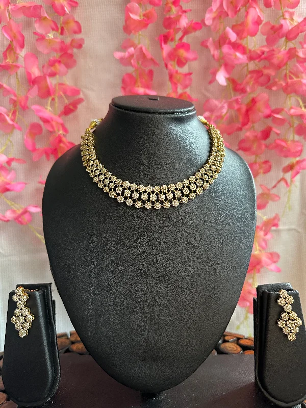 Elegant Jewelry, Affordable Luxury – Shop Now Premium cluster AD Necklace