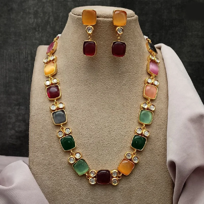 Trending Jewelry Now Available At Exclusive Prices Prime Kundan Jewellery Gold Plated Crystal Stone Necklace Set Trending Jewelry Now Available At Exclusive Prices Prime Kundan Jewellery Gold Plated Crystal Stone Necklace Set