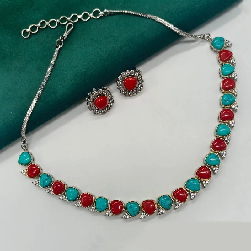 Premium Jewelry At Special Low Prices For A Limited Time Prime Kundan Jewellery Silver Plated Pota Stone Necklace Set Premium Jewelry At Special Low Prices For A Limited Time Prime Kundan Jewellery Silver Plated Pota Stone Necklace Set