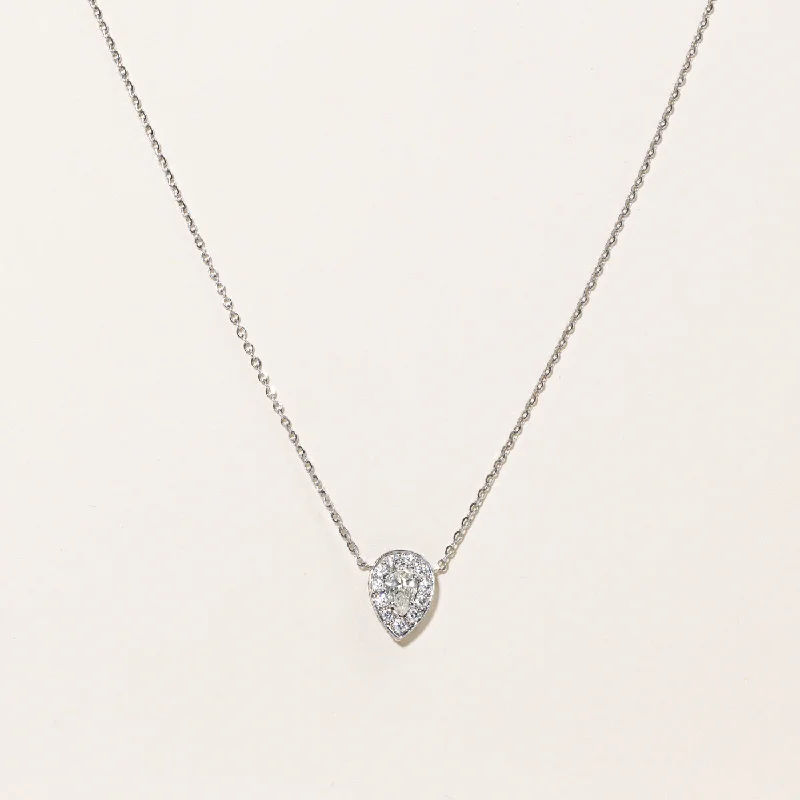 Best-Selling Jewelry Styles Now At Exclusive Discounts Pear Shaped Diamond Pendant Necklace | 1.57ctw | 16" | Best-Selling Jewelry Styles Now At Exclusive Discounts Pear Shaped Diamond Pendant Necklace | 1.57ctw | 16" |